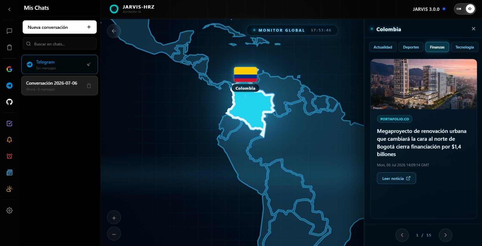 Función de Noticias